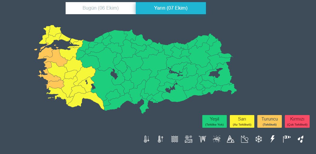 İşte uyarı yapılan o iller...