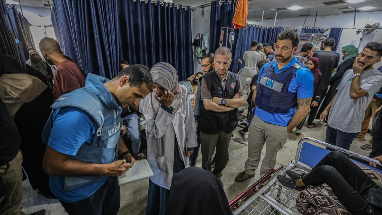 DSÖ'den bir ekip Gazze'deki El-Ehli hastanesini ziyaret etti