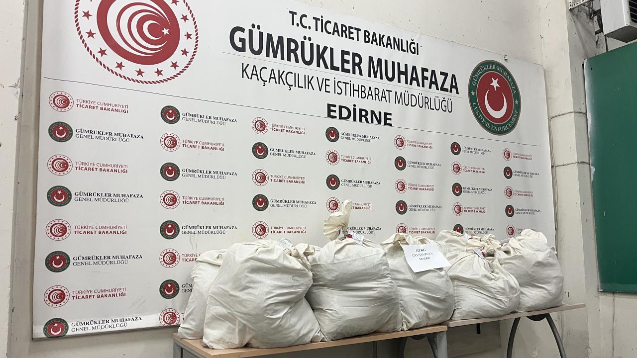 Kapıkule’de tır dorsesine gizlenmiş 113 kilogram uyuşturucu ele geçirildi