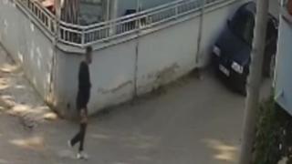 Tartıştığı kişinin aracını ateşe veren zanlı gözaltına alındı