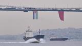 İstanbul Boğazı'ndaki köprülere Filistin bayrakları asıldı