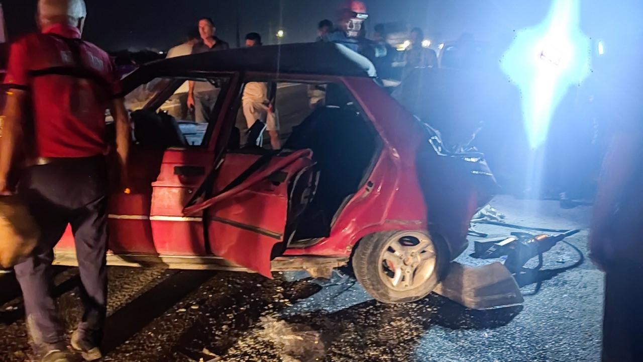 Mersin’de iki otomobilin çarpıştığı kazada 1 kişi öldü, 4 kişi yaralandı