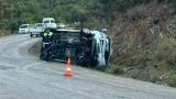 Mersin'de minibüsün devrilmesi sonucu 6 tarım işçisi yaralandı