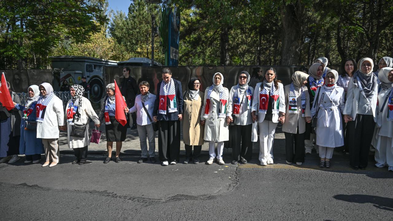 Ankara’da Gazze İçin Sessiz Çığlık etkinliği düzenlendi