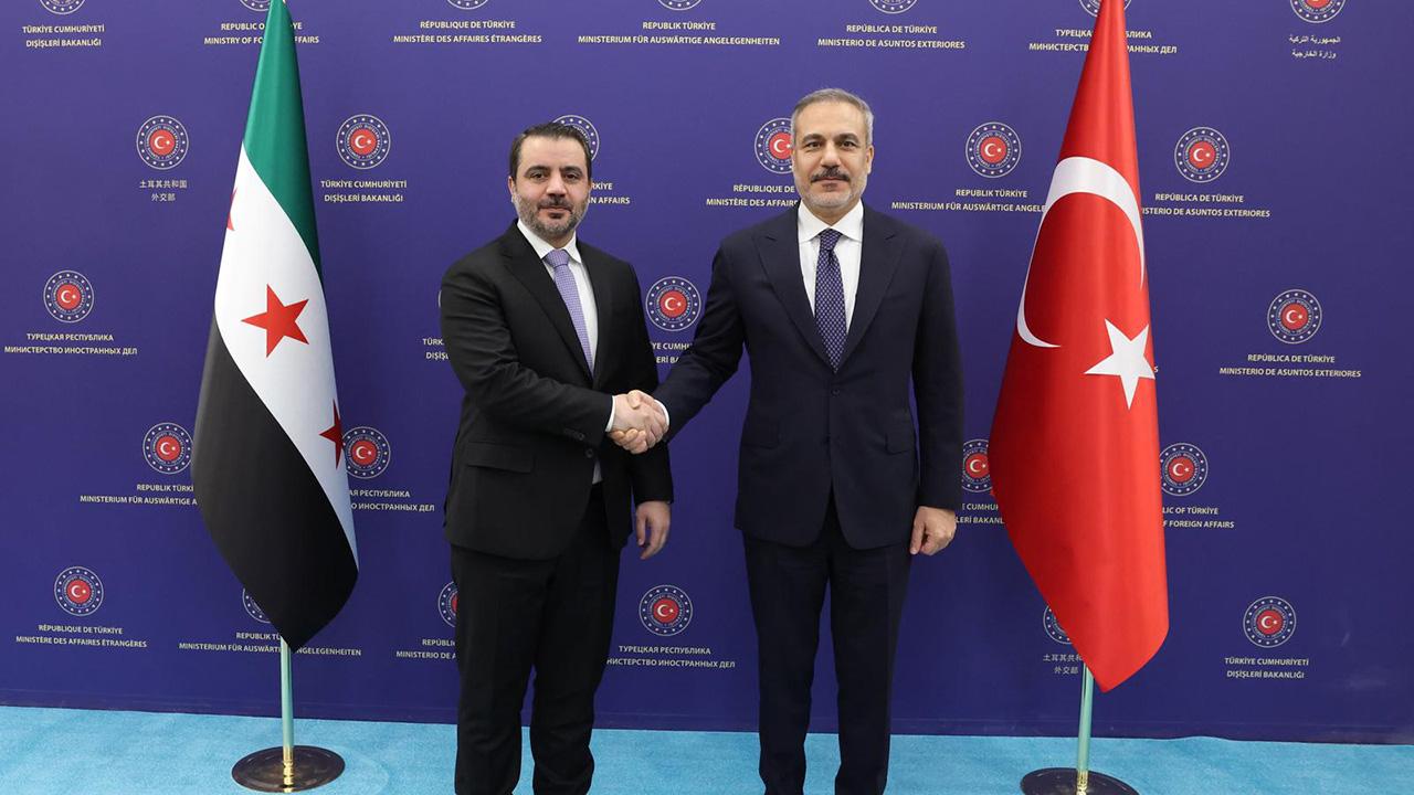 Bakan Fidan, Suriyeli mevkidaşı Şeybani’yi ağırladı
