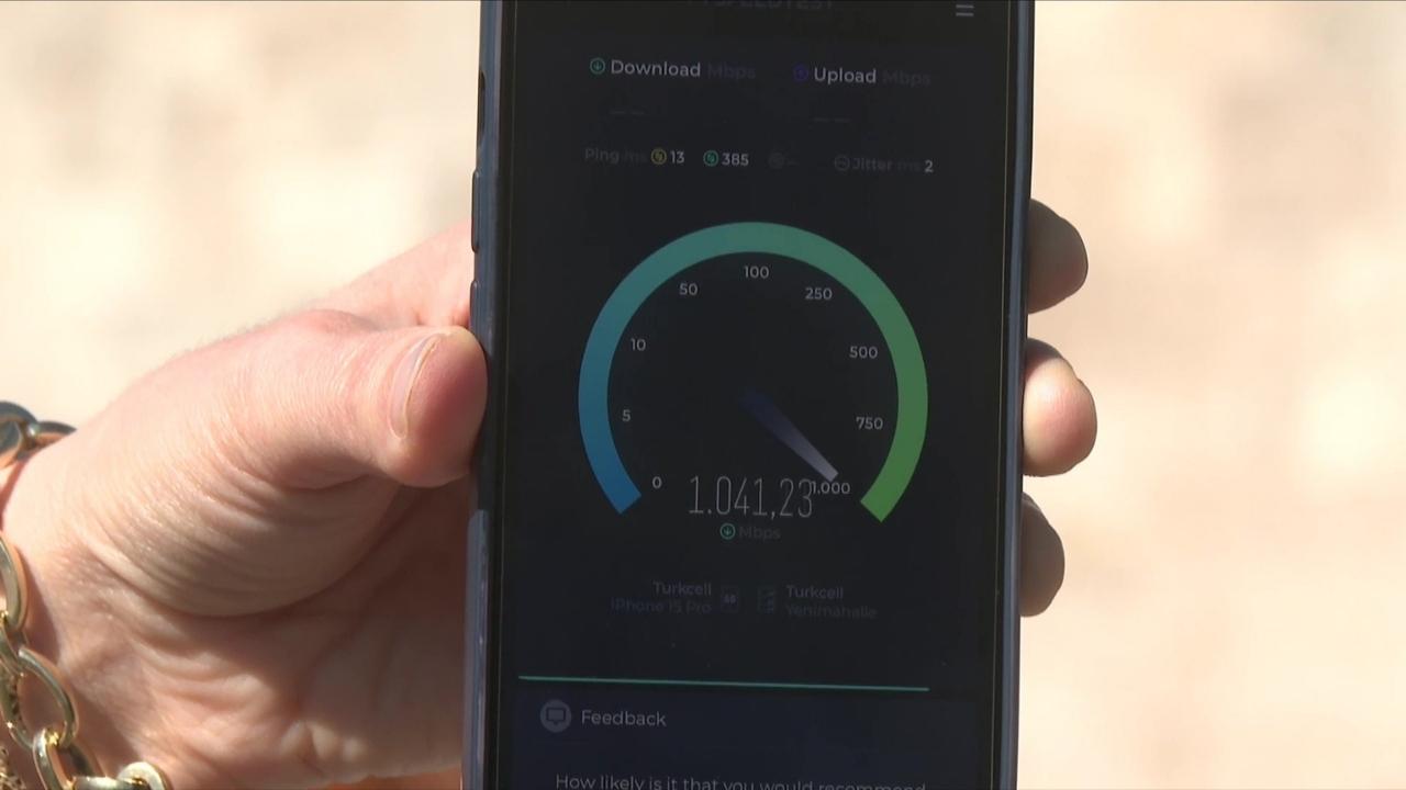 5G’nin TBMM testlerindeki hızı 1500 megabite kadar ulaşıyor