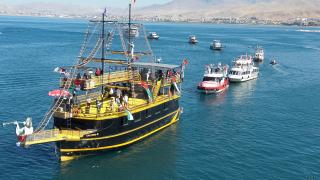 Haydut İsrail'in Gazze soykırımı Van Gölü'nde lanetlendi