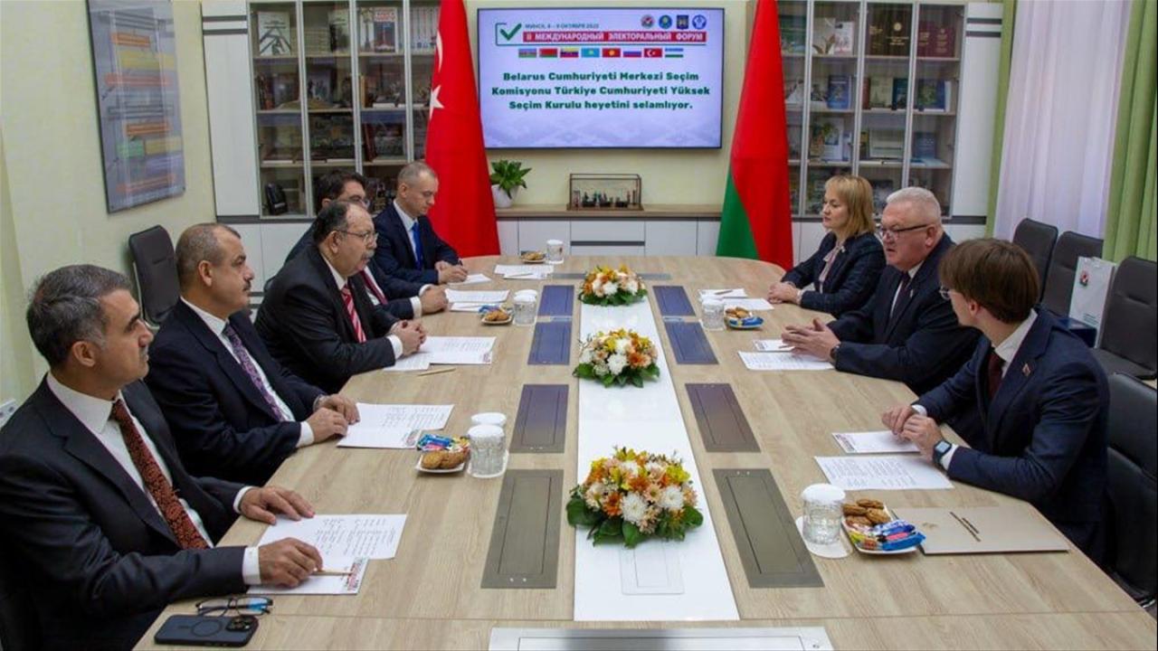 Türkiye ile Belarus yüksek seçim kurulları mutabakat zaptı imzaladı