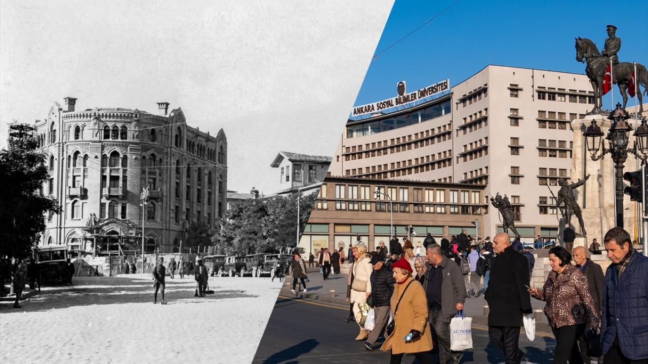 Ulus ve Kızılay meydanlarında Ankara`nın değişen ritmi