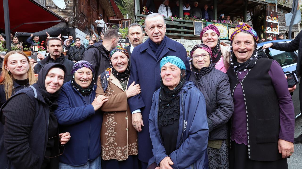 Cumhurbaşkanı Erdoğan Rize’de