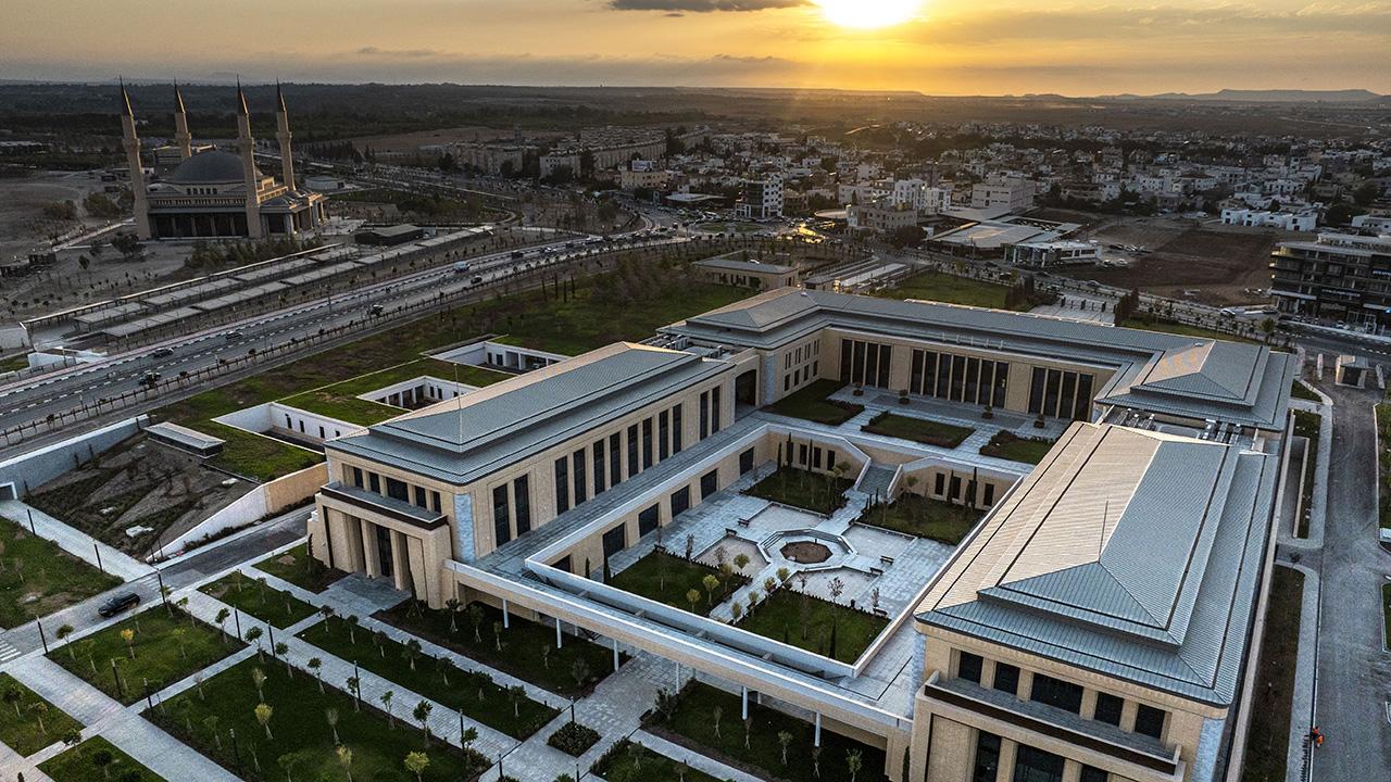 KKTC Cumhurbaşkanlığı Külliyesi’nin ikinci etabı hızla ilerliyor