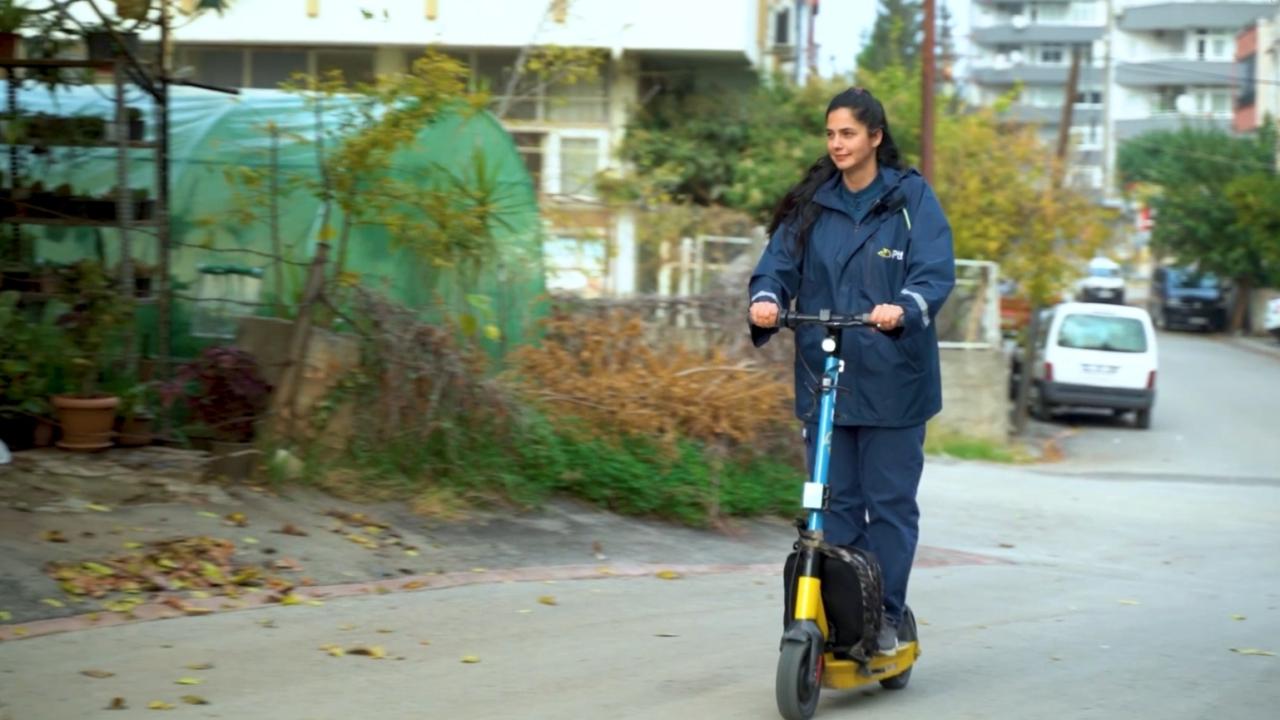 PTT'nin elektrikli skuterleri, 72,5 milyon gönderiyi sahiplerine ulaştırdı