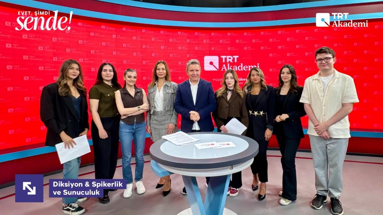 TRT Akademi sertifikalı eğitimleriyle fark yaratıyor