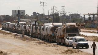 Yardım malzemesi yüklü tırlar, Gazze Şeridi'ne giriş yaptı