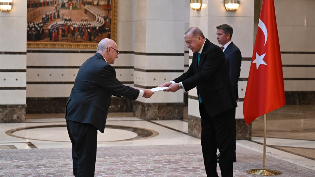 Cumhurbaşkanı Erdoğan, Meksika, Mısır, Sri Lanka ve Litvanya büyükelçilerini kabul etti