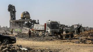 Gazze’ye yardım tırlarının girişi sürüyor