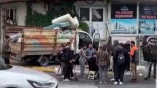 Babasının kamyonetini kaçıran çocuk kaza yaptı