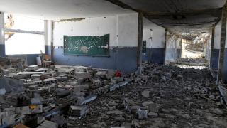 İsrail'in Lübnan'ın güneyine düzenlediği saldırılarda birçok okul kullanılmaz hale geldi