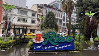 Rize son 48 yılın en çok yağışını eylülde aldı