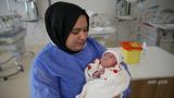 "Asya" bebek 108 gün sonra ana kucağına kavuştu