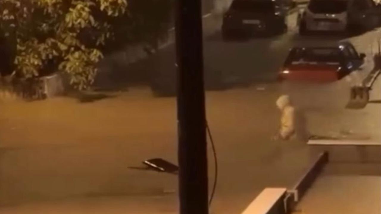 İzmir'in Bergama'da sağanak hayatı olumsuz etkiledi