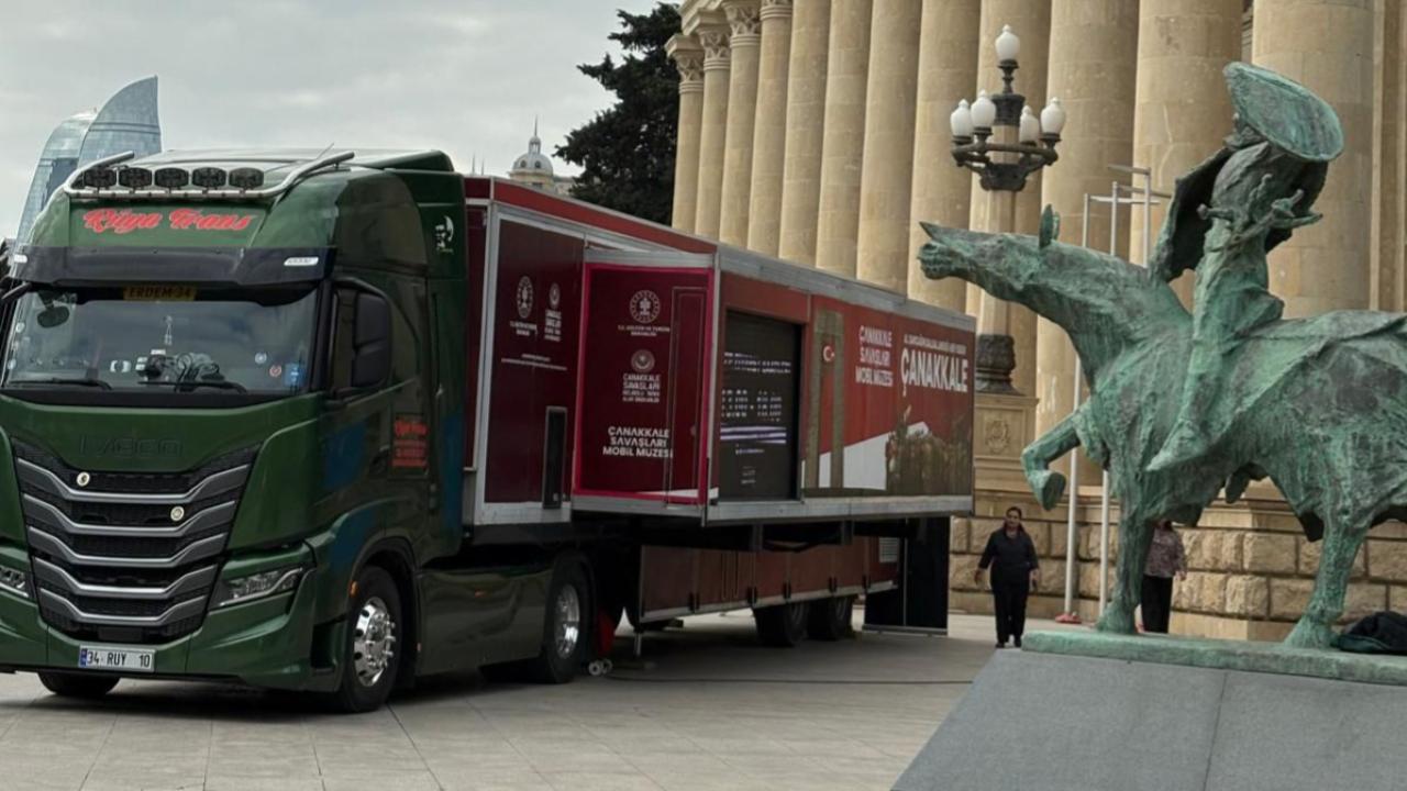 Çanakkale Savaşları Mobil Müzesi tırını yaklaşık 1 milyon kişi ziyaret etti Çanakkale Savaşları Mobil Müzesi tırını yaklaşık 1 milyon kişi ziyaret etti