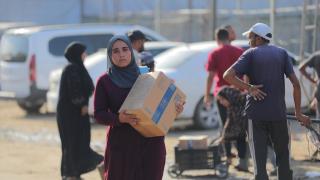 Dünya Gıda Programı, Gazze'de gıda yardımı dağıttı