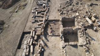 Hyllarima Antik Kenti'nde agoradaki dükkanlar gün yüzüne çıkarıldı