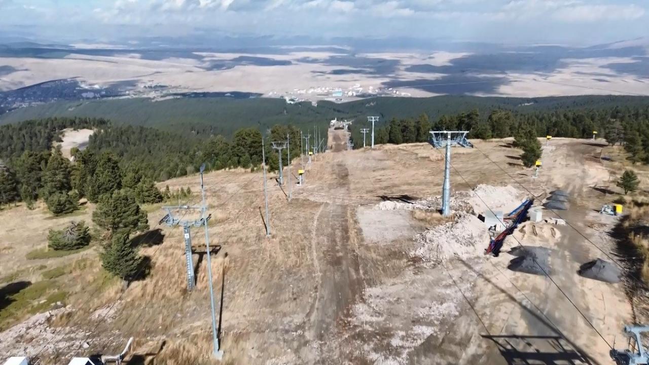 Sarıkamış Kayak Merkezi, modern karlama sistemleriyle sezona hazırlanıyor