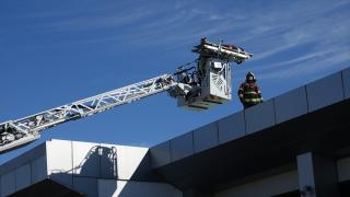 Balıkesir Kocaseyit Havalimanı'nda deprem ve yangın tatbikatı gerçekleştirildi