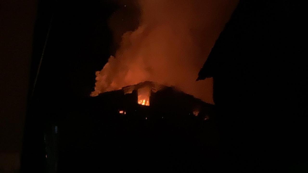 Çankırı'da bir evde yangın çıktı