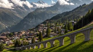 Alpler'in ortasında düşsel bir vadi: Lauterbrunnen