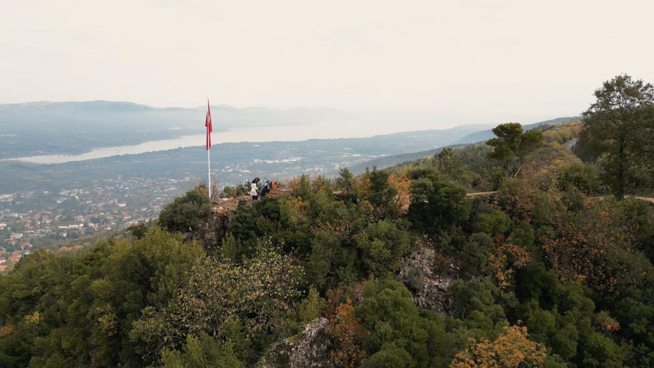 Sapanca Gölü ve Maşukiye'de sonbahar manzaraları