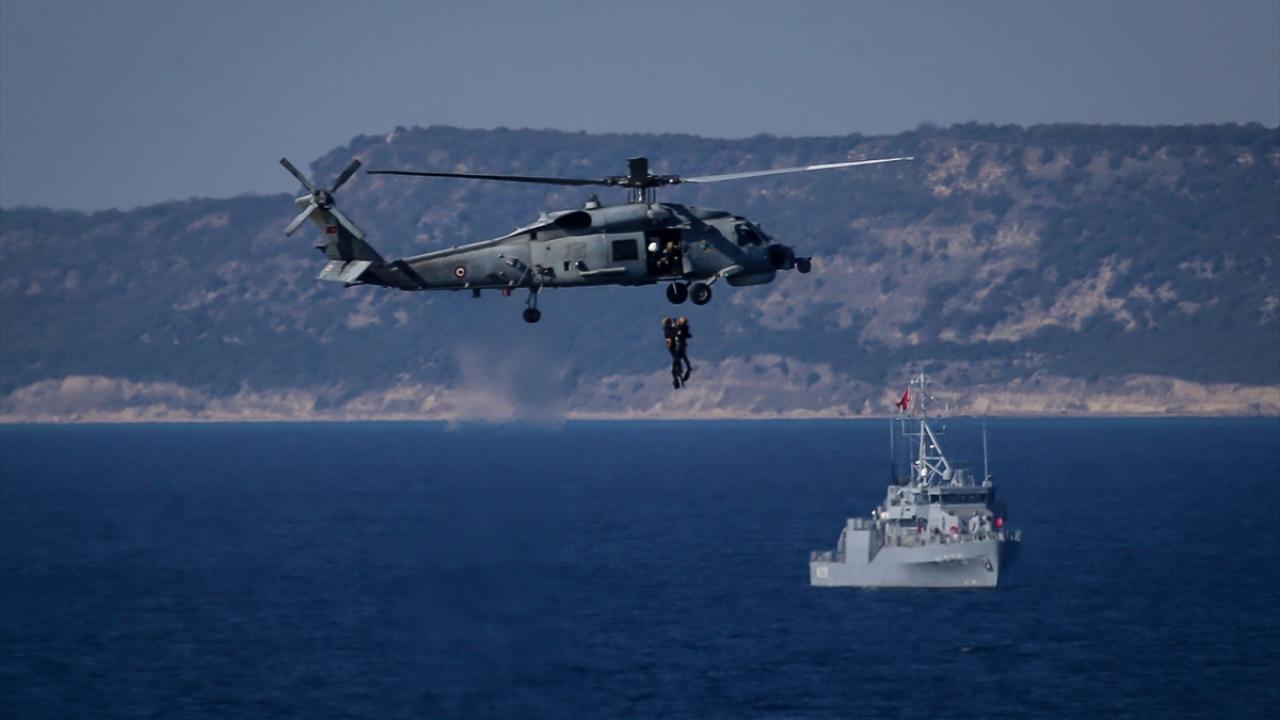 "Nusret- 2025 Davet Tatbikatı" Saros Körfezi'nde başladı