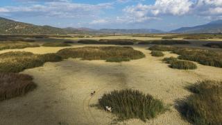 Belevi Gölü, yaşanan kuraklık nedeniyle alarm veriyor