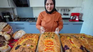 Bankacılığı bırakan Diyarbakırlı şef ekmeği sanatla buluşturdu