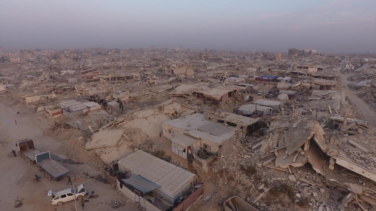 Gazze’nin Şeyh Aclin Mahallesi'ndeki yıkımın boyutu görüntülendi