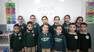 Muş'taki 'ikizler okulu'nda 21 ikiz eğitim görüyor