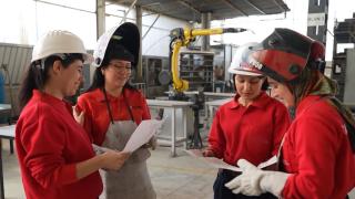 Kadınlar "sanayide biz de varız" dediler