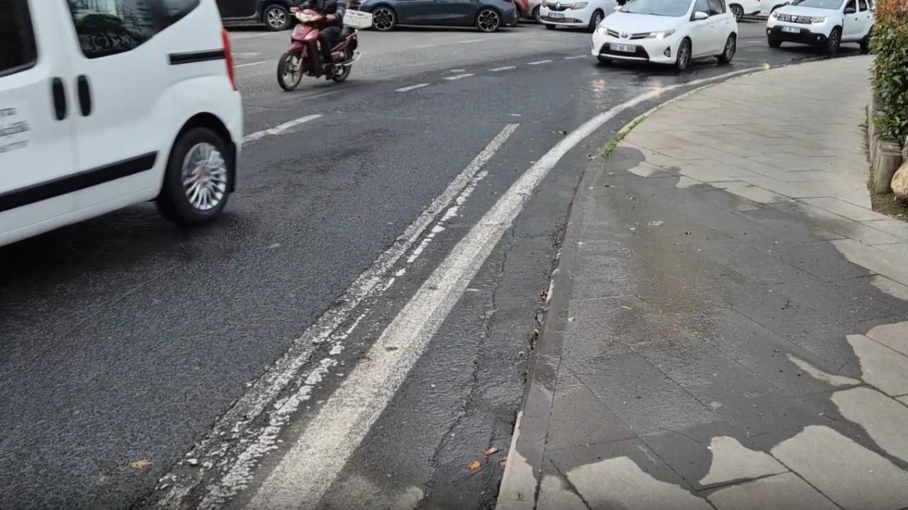 Tekirdağ’da içme suyu borusu patladı: Tonlarca su boşa aktı