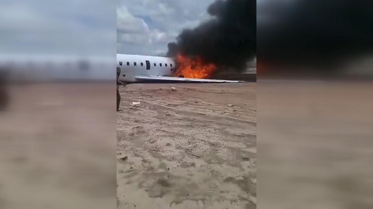 Kongo Demokratik Cumhuriyeti’nde bakanı taşıyan uçak pistten çıktı