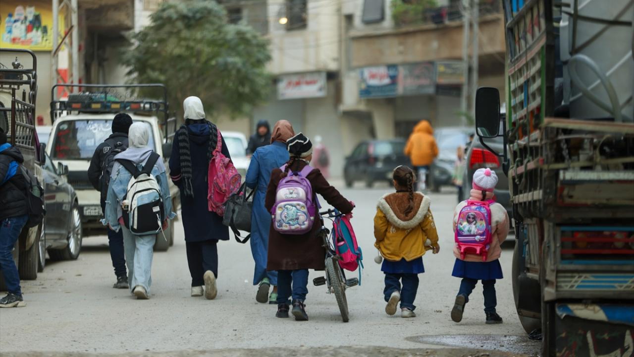 Dareyya’da savaşın izleri arasında eğitim mücadelesi