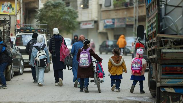 Dareyya’da savaşın izleri arasında eğitim mücadelesi