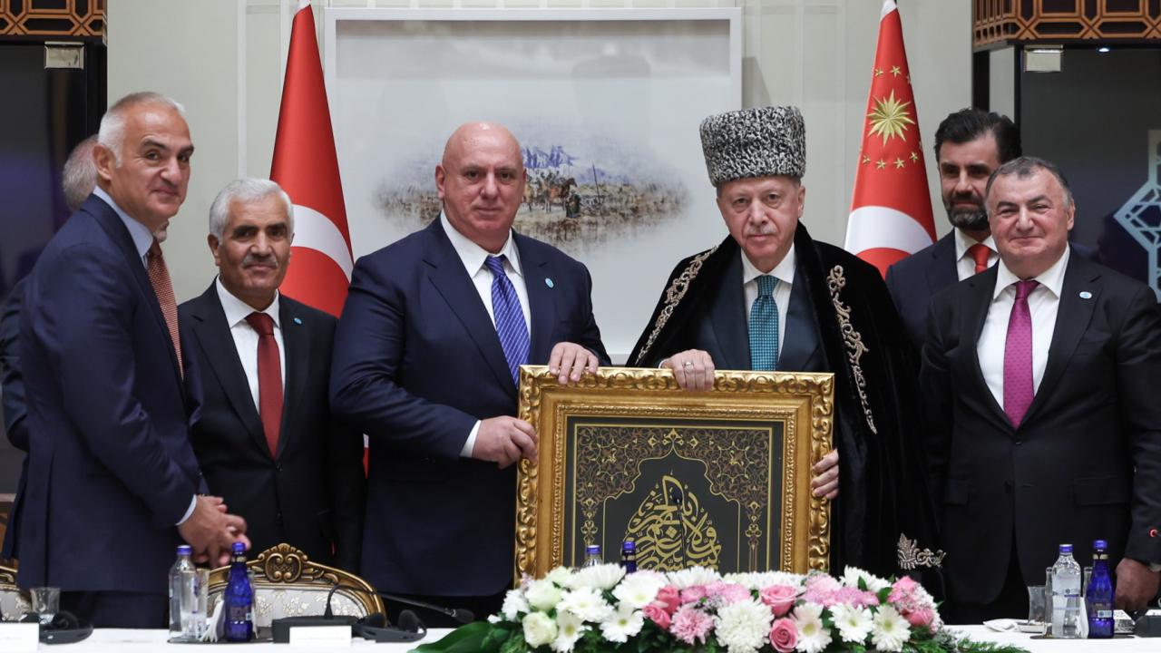 Cumhurbaşkanı Erdoğan, DATÜB heyetini kabul etti