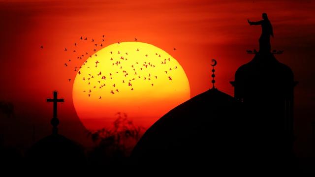 Musul'da gün batımı