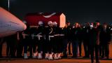 Şehit Pilot Hasan Bahar'ın naaşı İstanbul'a getirildi