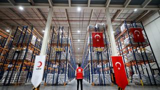 Kriz yaşanan bölgelere yardım ulaştırılacak "Stratejik Stok Merkezi" açıldı