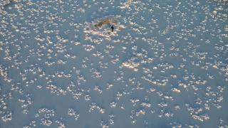 Tuz Gölü'nde oluşan kütleler fotoğraf tutkunlarının ilgisini çekiyor