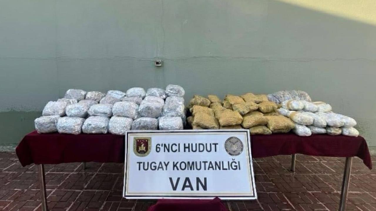 Van hudut hattında 109 kilogram uyuşturucu ele geçirildi