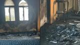 İsrailli işgalciler, Batı Şeria'da bir camiyi kundakladı